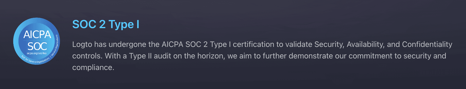 SOC 2 Type I