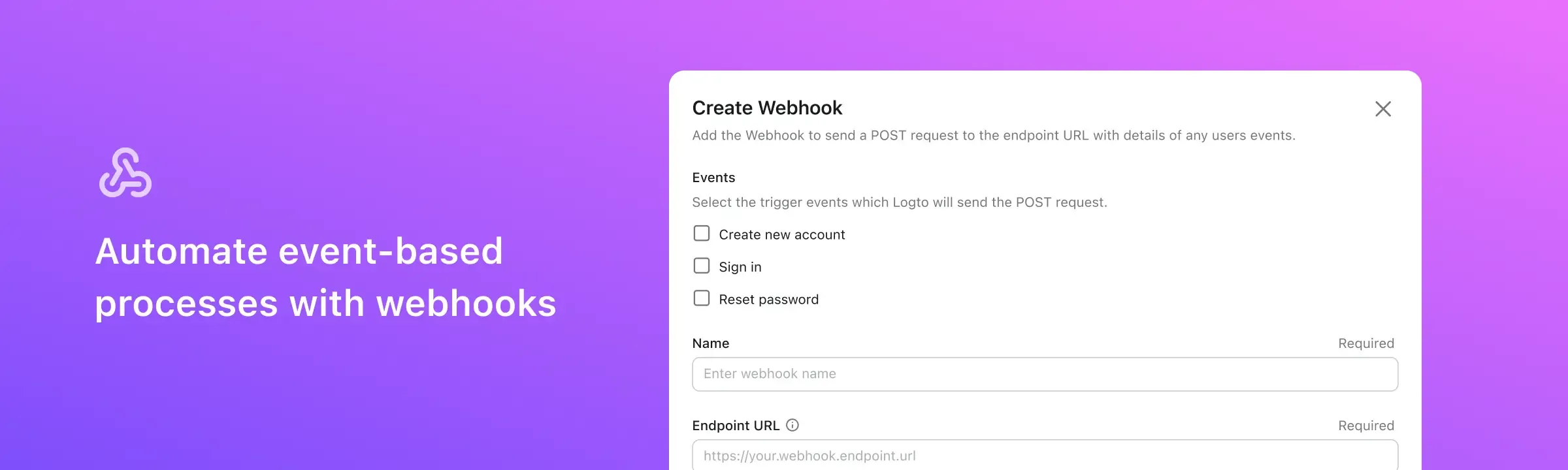 Webhooks banner