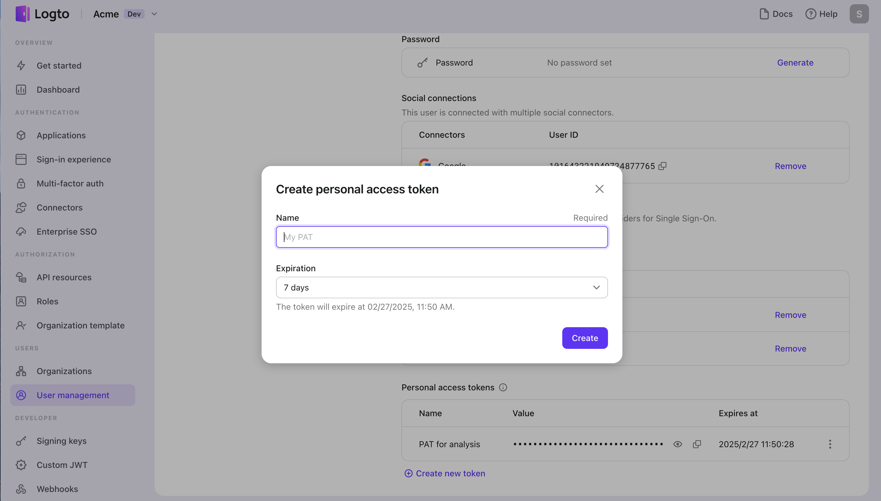 logto-create-personal-access-token.png